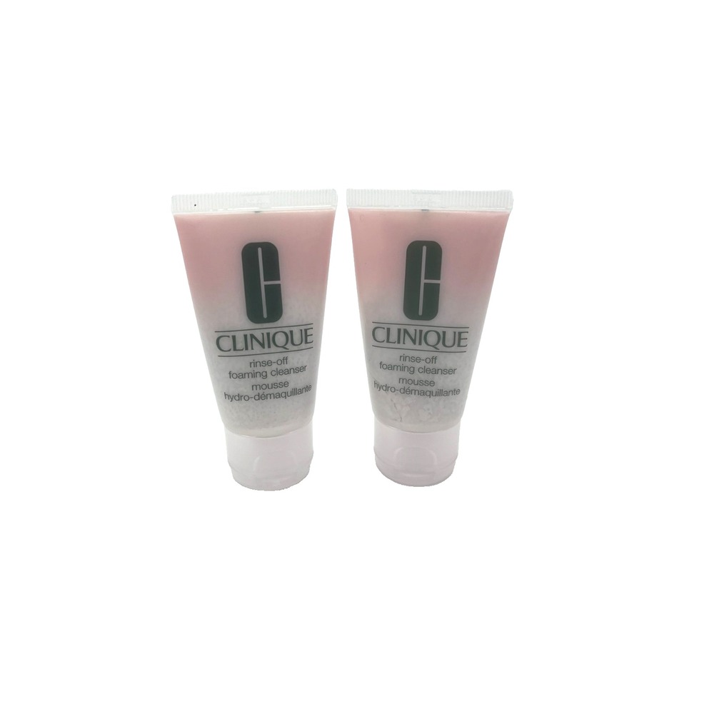 Clinique Rinse off Foaming Cleanser Mousse 1 Fl‎ oz / 30ml x Set of 2